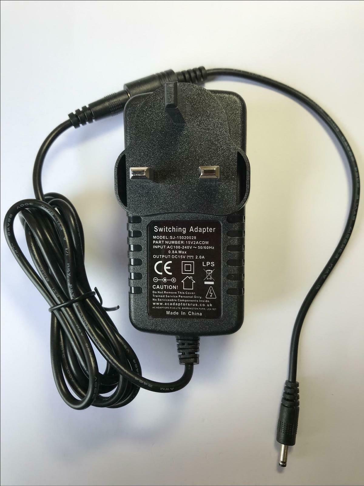 NEW 15V 2.0A 2A 1.5A AC-DC Switching Adapter with 3.5mm x 1.3mm Tip